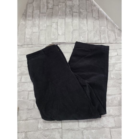 LL Bean Men's Black Corduroy Pants Size 40 x 32 Classic Fit OABR5 Casual Cotton - Picture 8 of 16